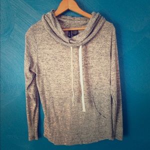 Ultra flirt cowl neck long sleeve